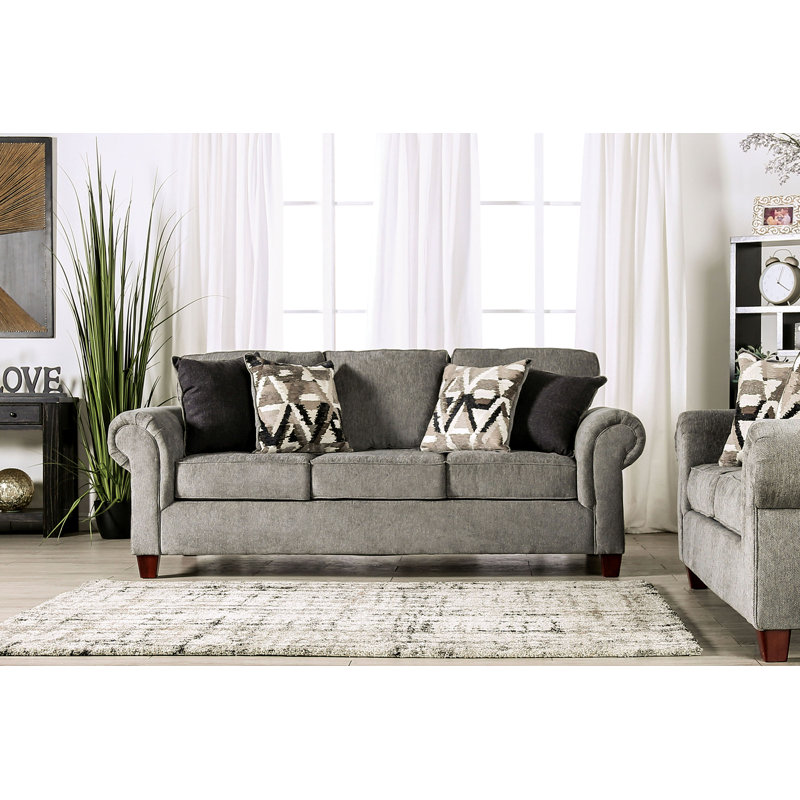 Canapé Boudrow, Graphite chenille