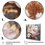 «Pink Gold Pe pivoens Petals» - reproduction d'art sur toile encadrée-857267367-857267360-826672348