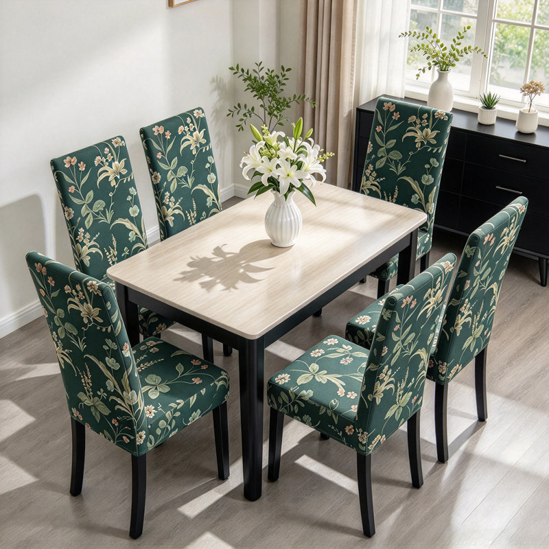 Housse pour chaise de salle à manger en polyester