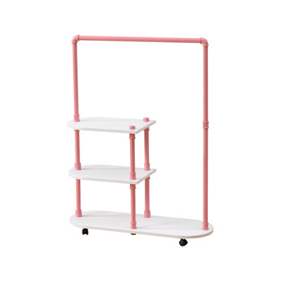 Hamachi 31.5'' Industrial Pipe Clothing Rack