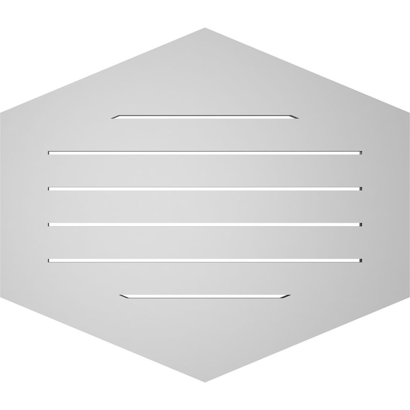 Pente verticale verticale en uréthane 5 pi, H 26 po x l 30 po x P 1 po