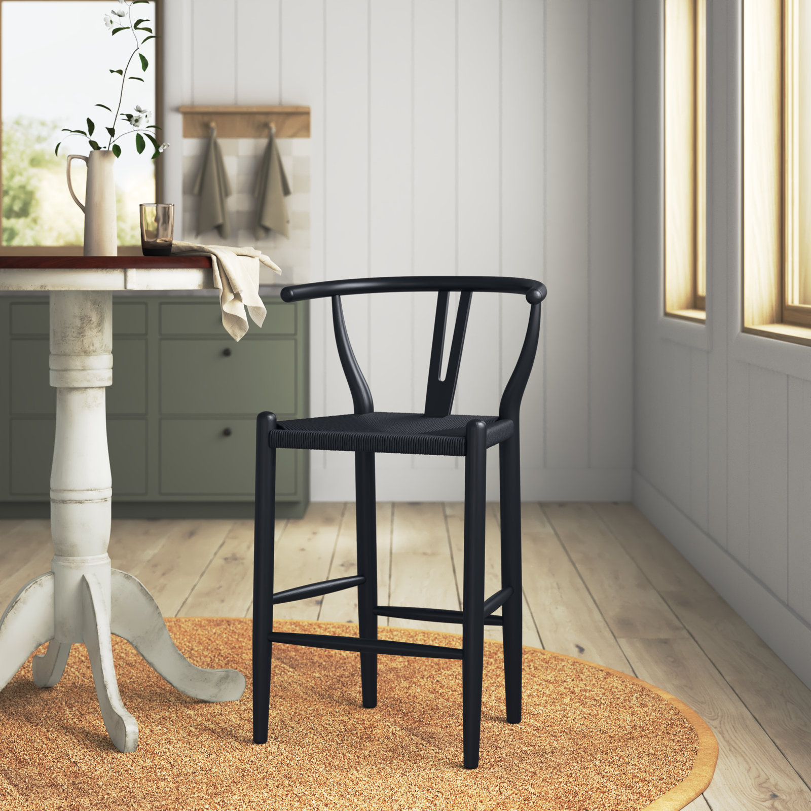 Albarado Bar and Counter Stool, Black, Counter Stool (26” Seat Height)
