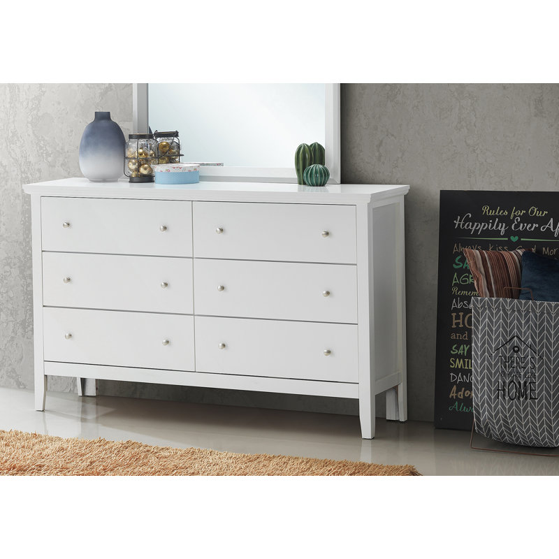 Commode pour chambre Glory Furniture Primo, Blanc