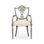 Buckingham 20'' H Skipper Upholstered Acacia Armchair