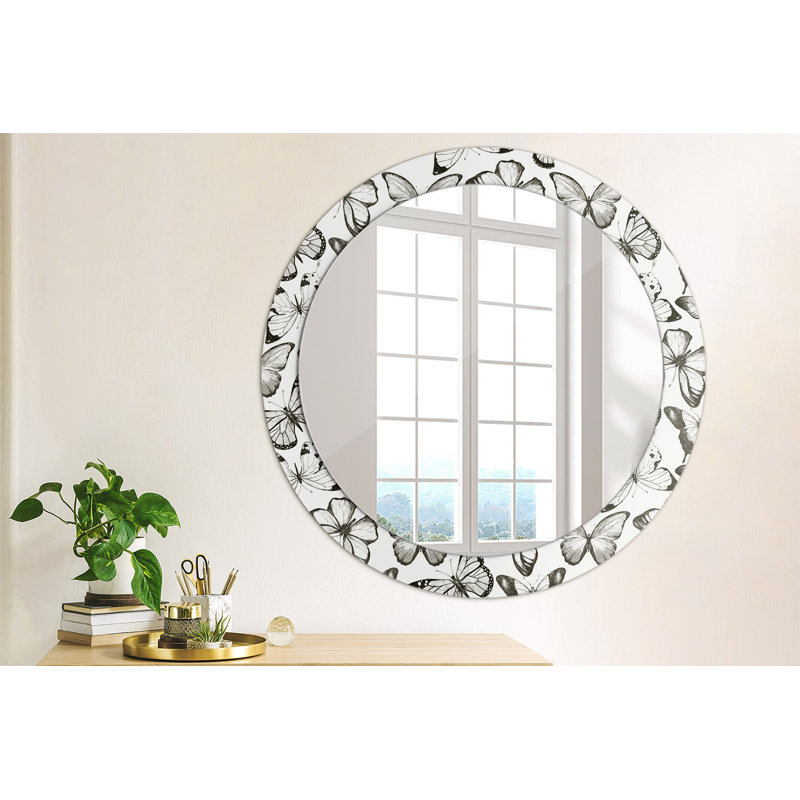 Huldar Glass Flat Wall Mirror