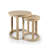 Hazel Solid Wood Round Nesting End Table-130665716