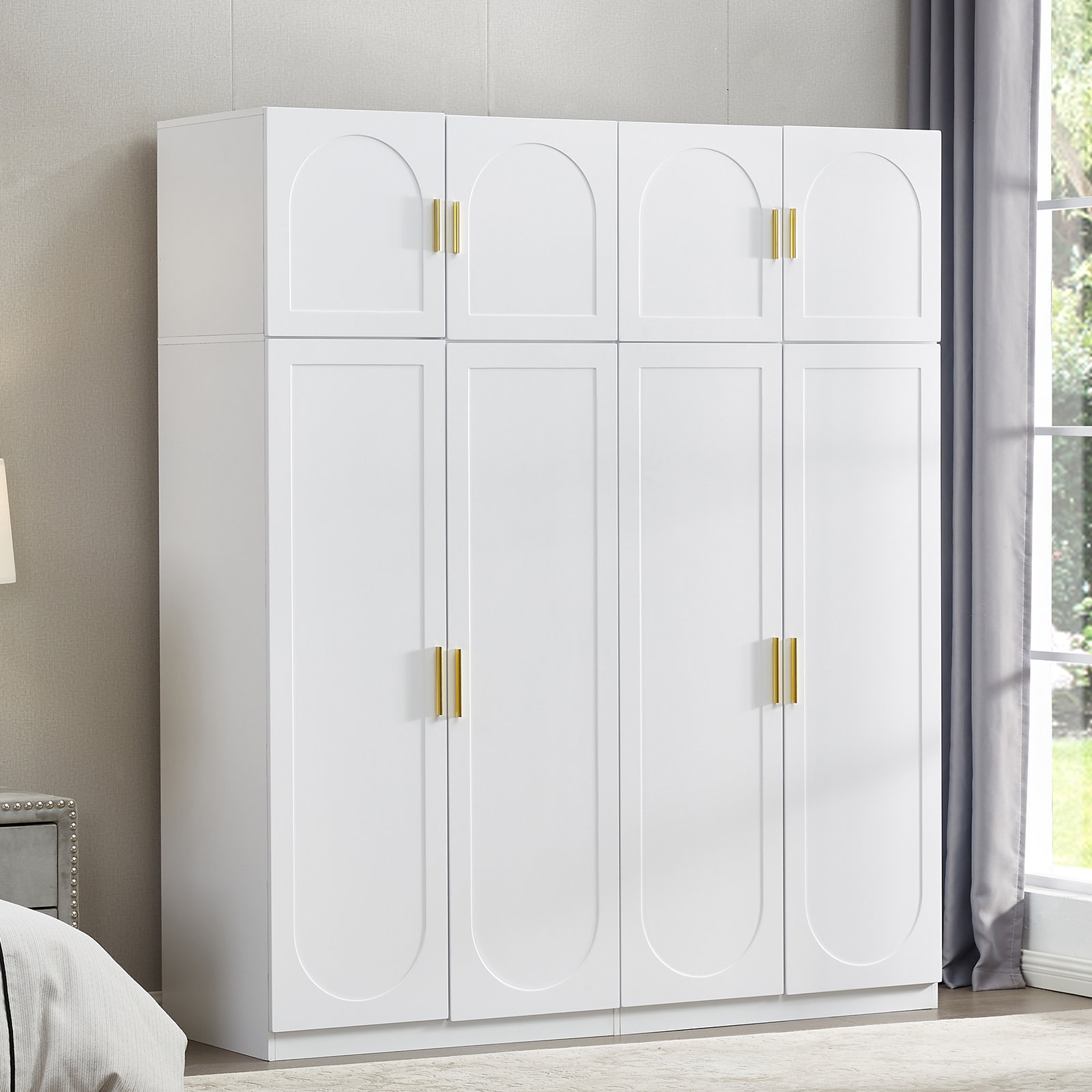 Latitude Run® Garian Solid + Manufactured Wood Armoire