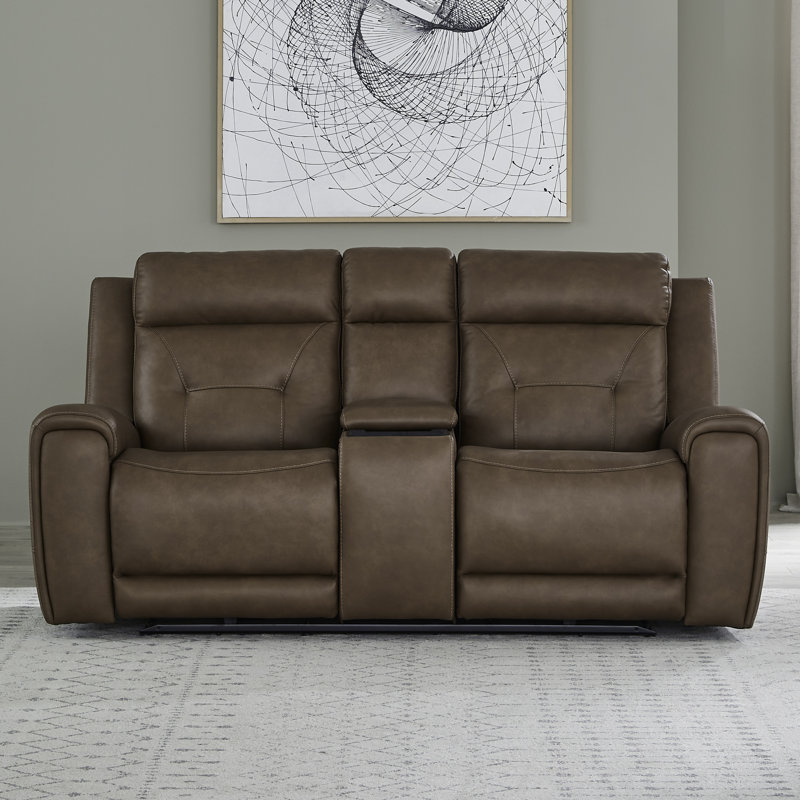 Causeuse Fason Zero Gravity avec console et ports de chargement USB