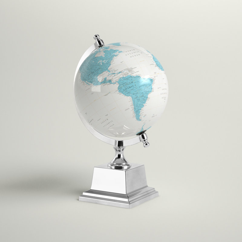 Amy Cole et globe gris