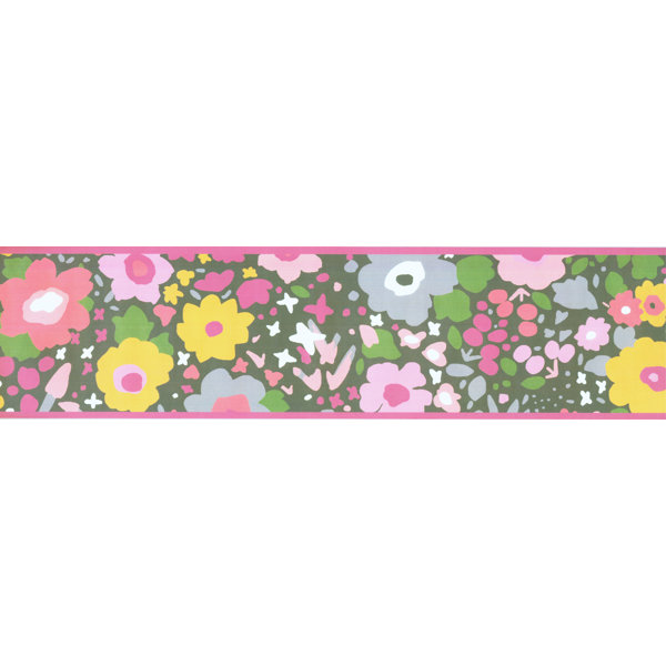 Winston Porter Jasmere Floral Border | Wayfair