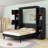 Queen-Size Murphy Bed with LED Lighting