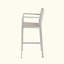 Barstools With Rust-Proof Aluminum Frame, Mesh, Set Of 2