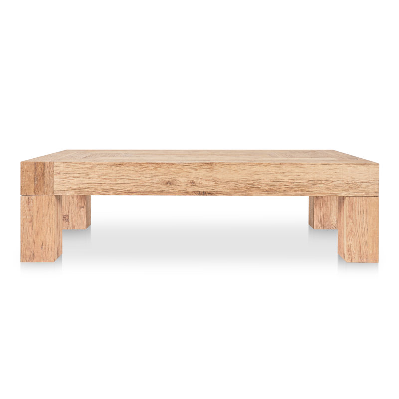 Table basse Adams chêne rectangulaire vieilli