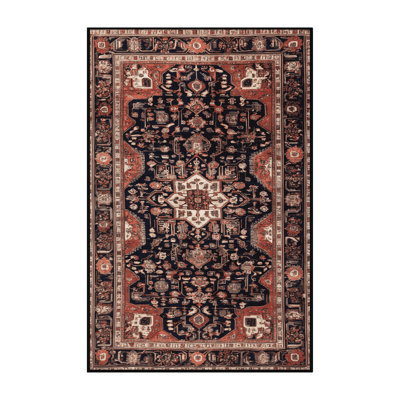 Tapis brun lavable à la machine