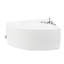 Turrella 2060mm x 164mm Freestanding Whirlpool Acrylic Bathtub with Tap