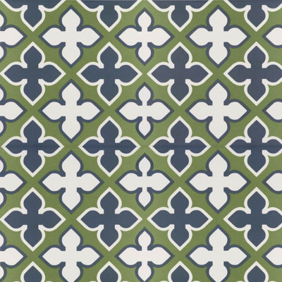 Circa 8" x 8" Geometric Porcelain Tile