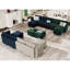 Canapé modulaire rembourré en velours surdimensionné en velours de l 169,4 po Wylodene-86607707