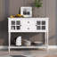 Farmhouse Sideboard Console Table With Bottom Shelf-203110040