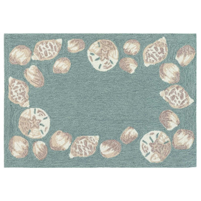 Glidden Hand Tufted Indoor / Outdoor Rug