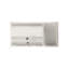 Meuble-lavabo mural simple de 91 cm (36 po) avec comptoir en surface solide-709796152