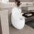1.28 Single Flush Toilet In Glossy White Ceramic - Egg Shape, Flame-Retardant, Bathroom Modern With Shape White, Flush, Water-Conserving Flushing