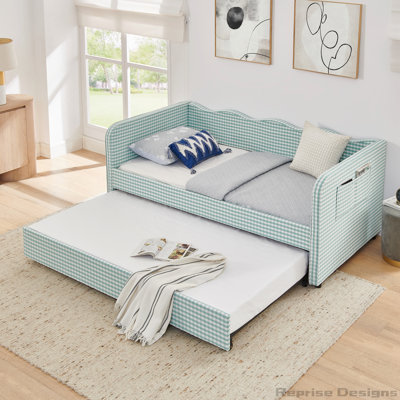 3-in-1 Convertible Sofa Bed with Pull-Out Trundle