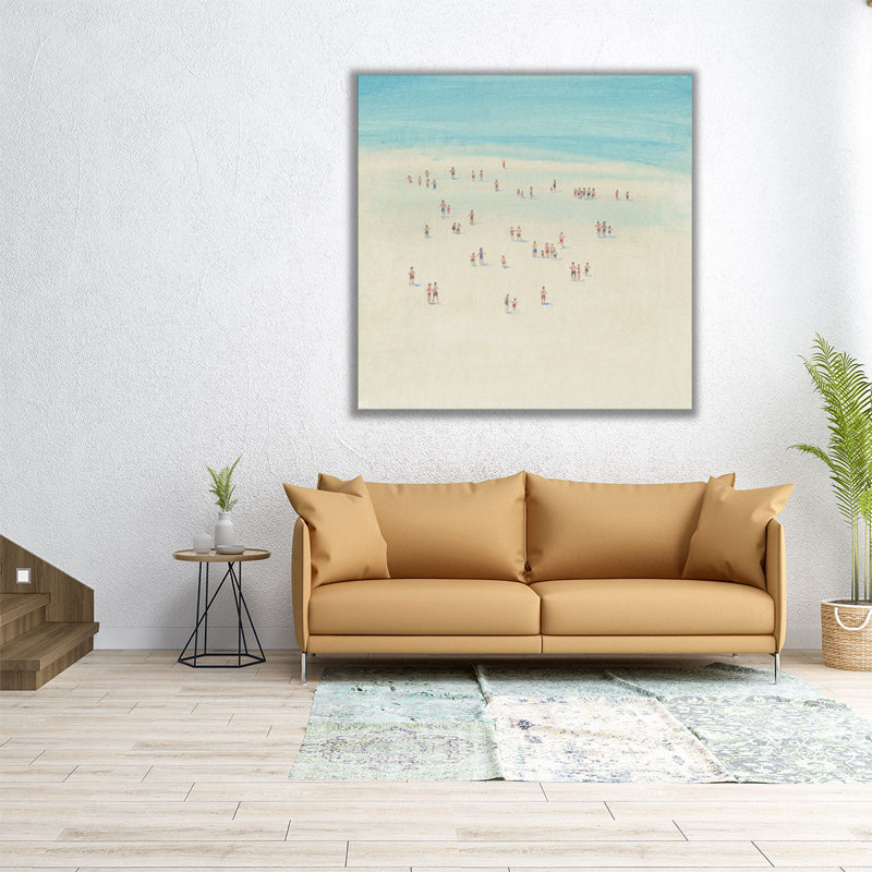 «Beach Time II», reproduction d'art sur toile, H 24 po x l 24 po