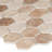 Montessa Sierra Sunset Hexagon 11 in. x 13 in. Glossy Glass Mosaic Floor and Wall Tile