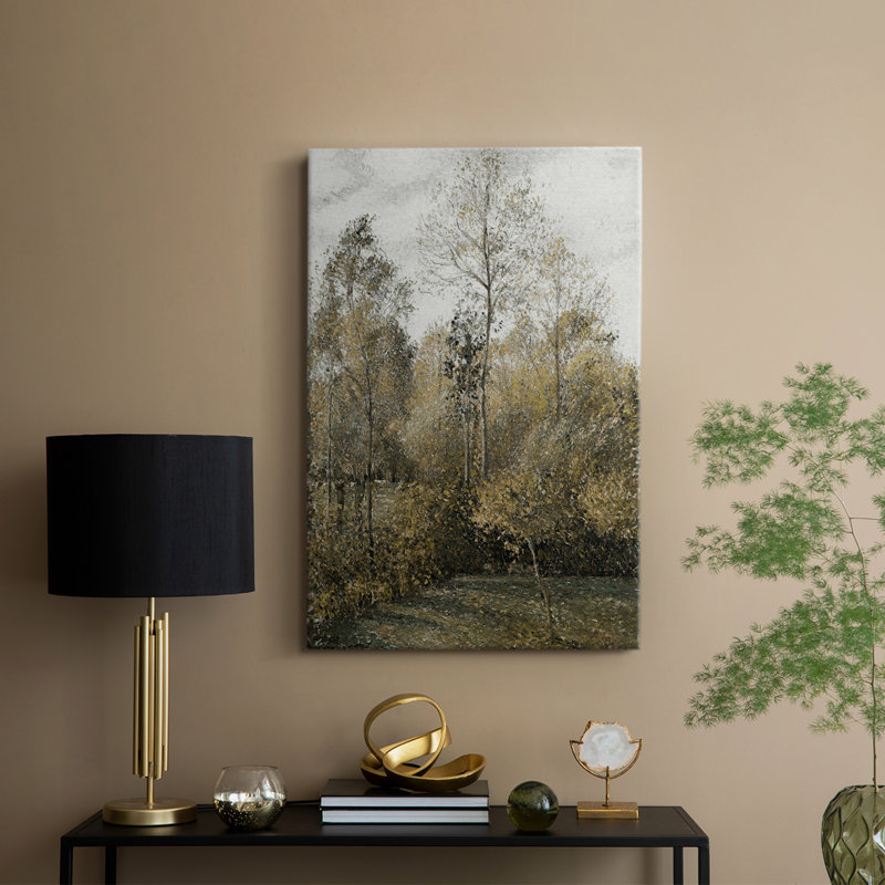 Paysage rétro CCXL - galerie Cavas, H 18 po x l 12 po