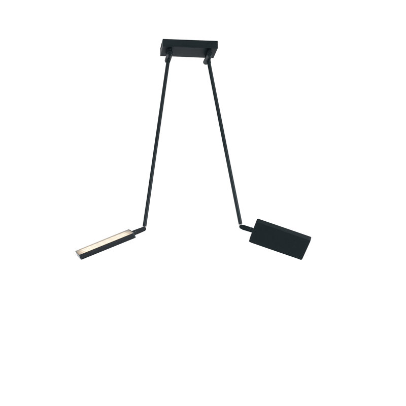 Hauck LED Flush Mount, Black
