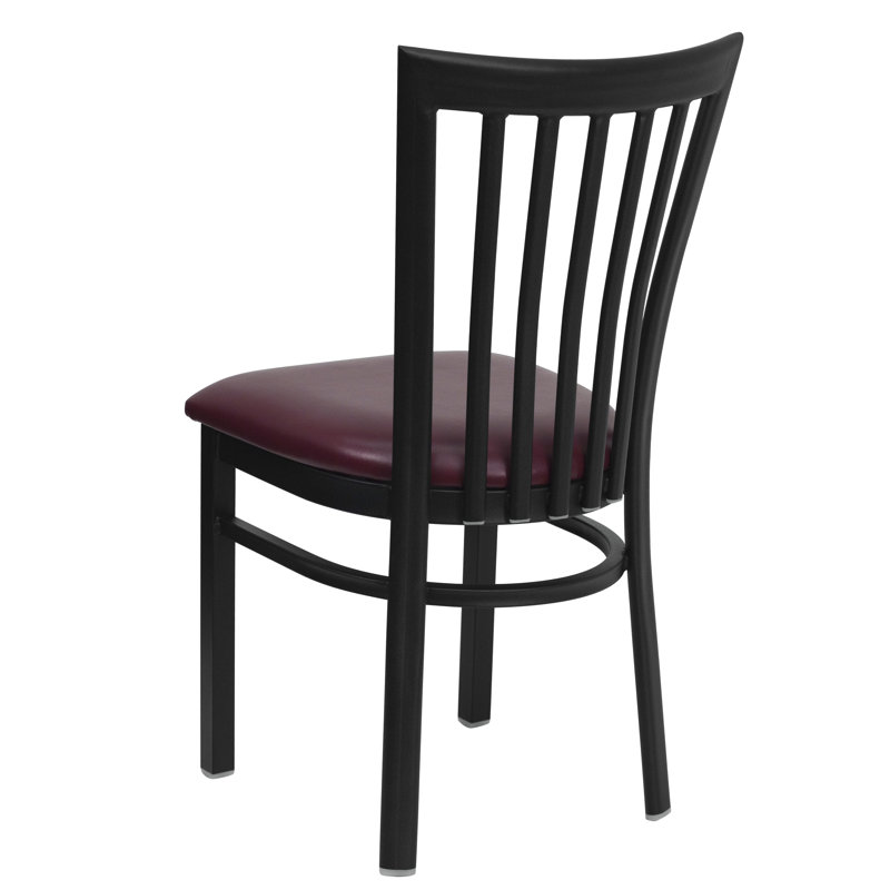 Chaise rembourrée Prompton, Bourgogne