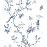 Secret Garden Garden Bird Trail Design 33' L x 21"  W Wallpaper Roll