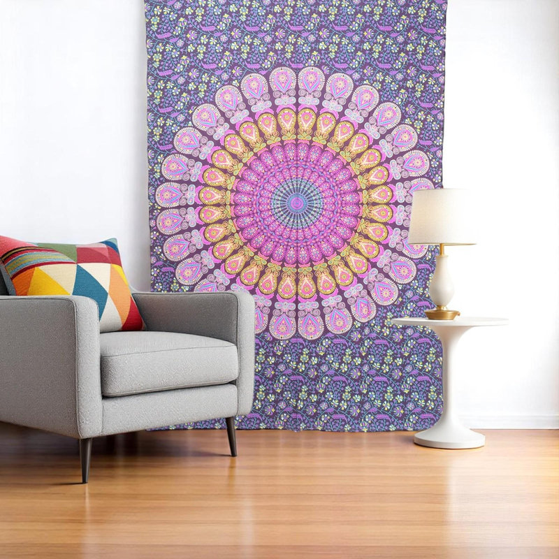 Tapisserie 80 po x 56 po Mandala