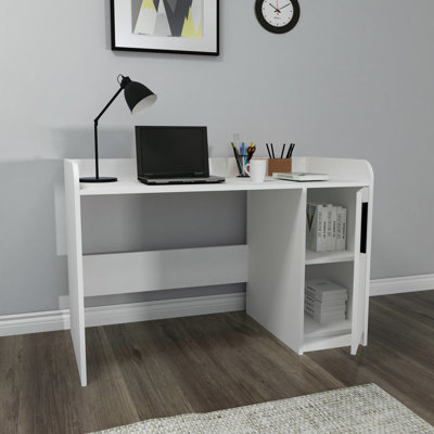 Lelia Computer Desk With Cabinet