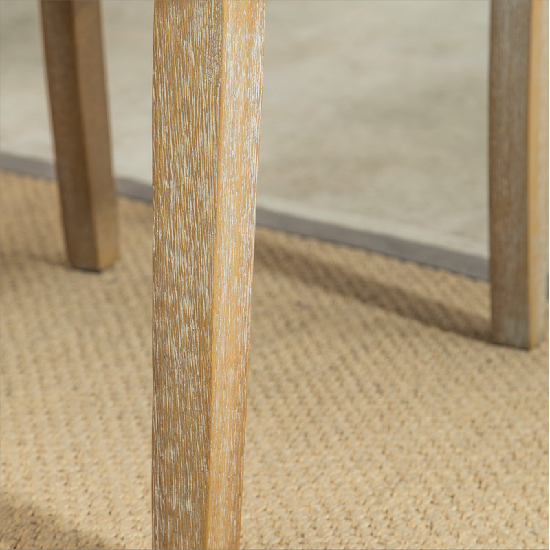 Ensemble de 2 chaises parsons capitonnées en bois massif Habit, gris, Gris