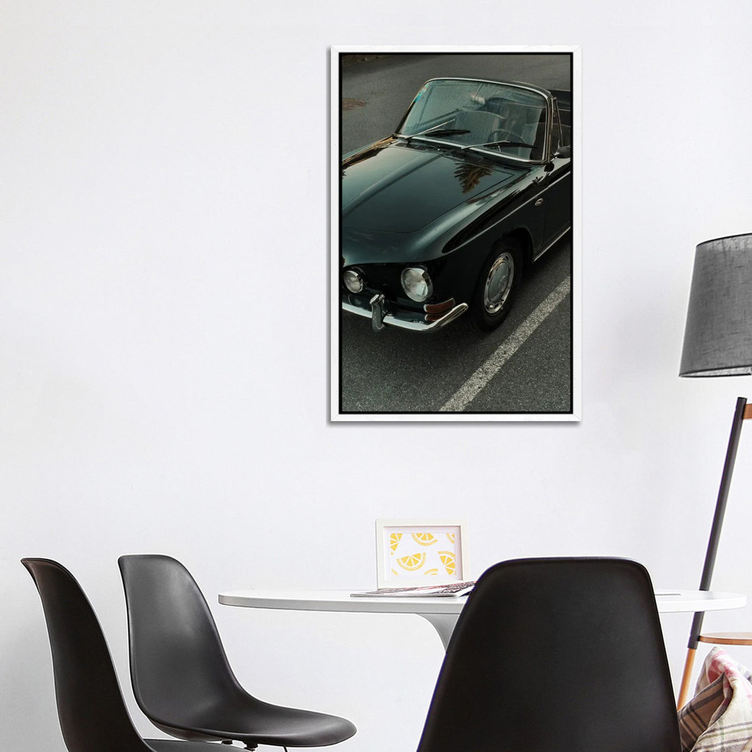 Oldtimer Sonnenuntergang von Sebastian Hilgetag - Galerie-verpackte Leinwand Giclée auf Leinwand