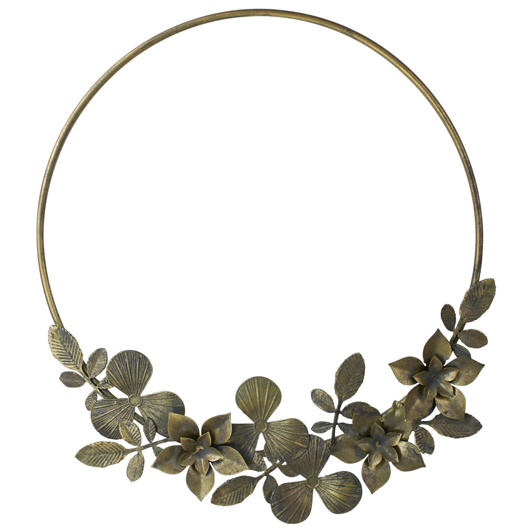 Handcrafted Faux Metal 1'' Wreath The Holiday Aisle®