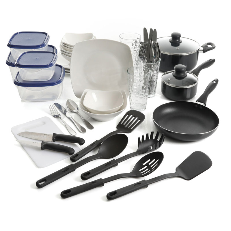 Ensemble de cuisine en aluminium 45 pièces gibson home All U Need