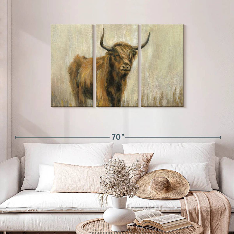 Highland Mountain Cow I, 28" H x 45" W