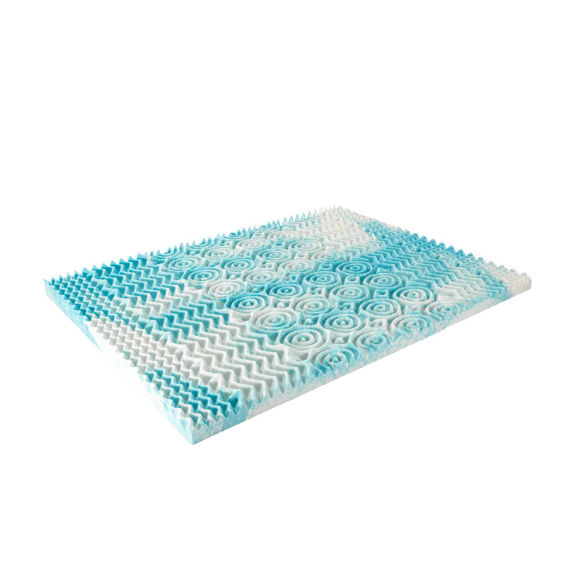 Memory Foam Mattress Topper, Gel Infused Foam Mattress Topper For Pressure Relief, Twin, 4"
