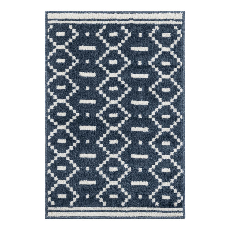 Tapis Latitude Run® Begna Nikolis bleu, Rectangle 2 pi x 3 pi 1 po