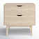 Table de chevet 2 tiroirs Indra