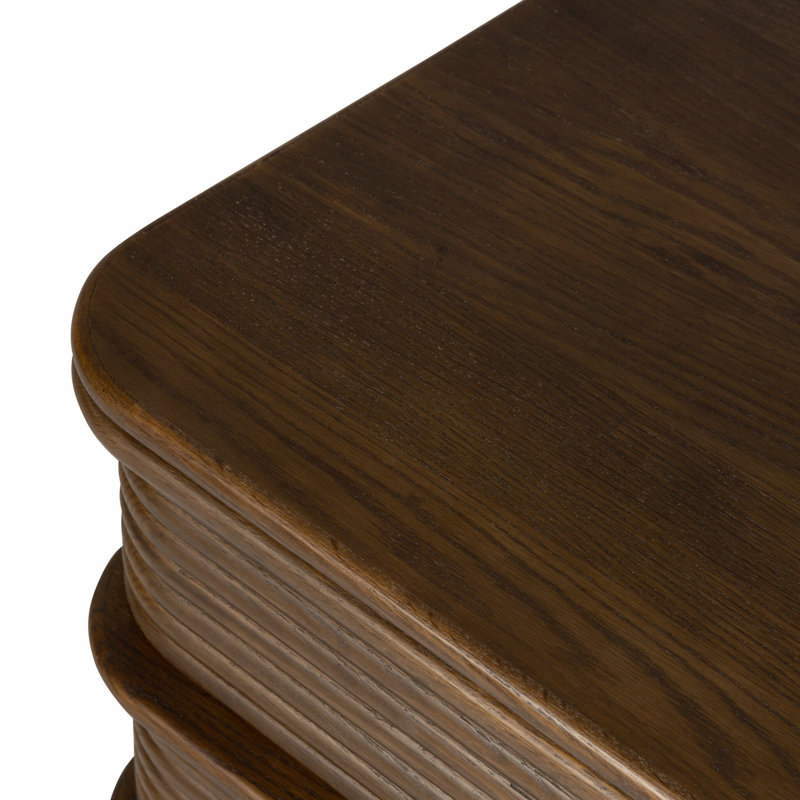 Benny 3 - Drawer Solid Wood Nightstand