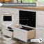 Armoire à micro-ondes de cuisine prête à assembler l 30 po x P 24 po x H 34,5 po CASAINC
