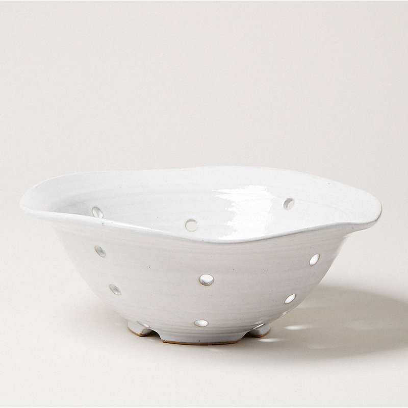 Windrow Stoneware Fruit Bowl, Large: 12.5" x 4"