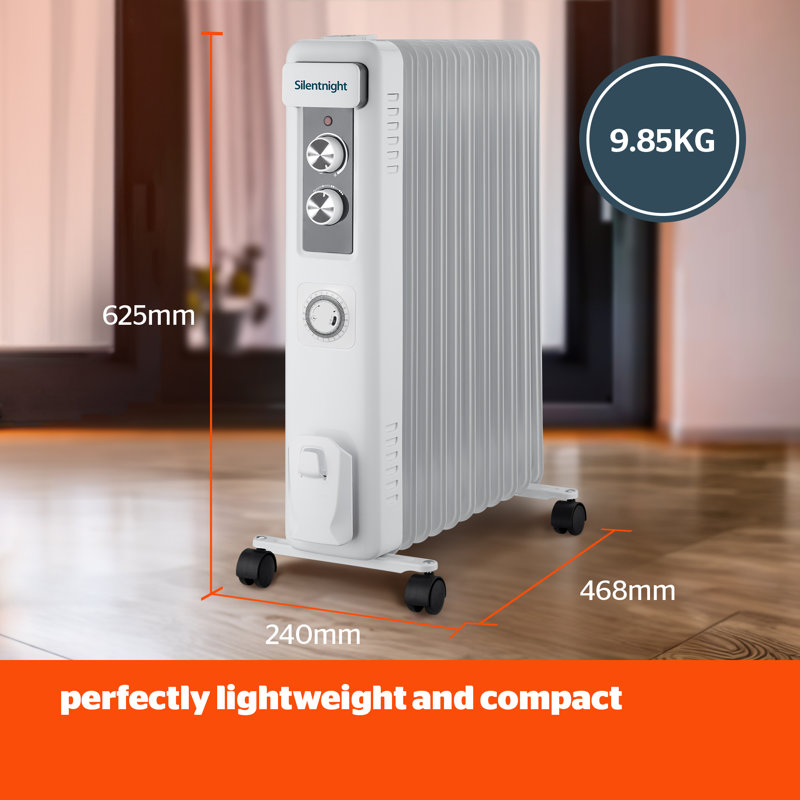 Silentnight Comfort Control Oil Filled 11 Fin Portable Radiator