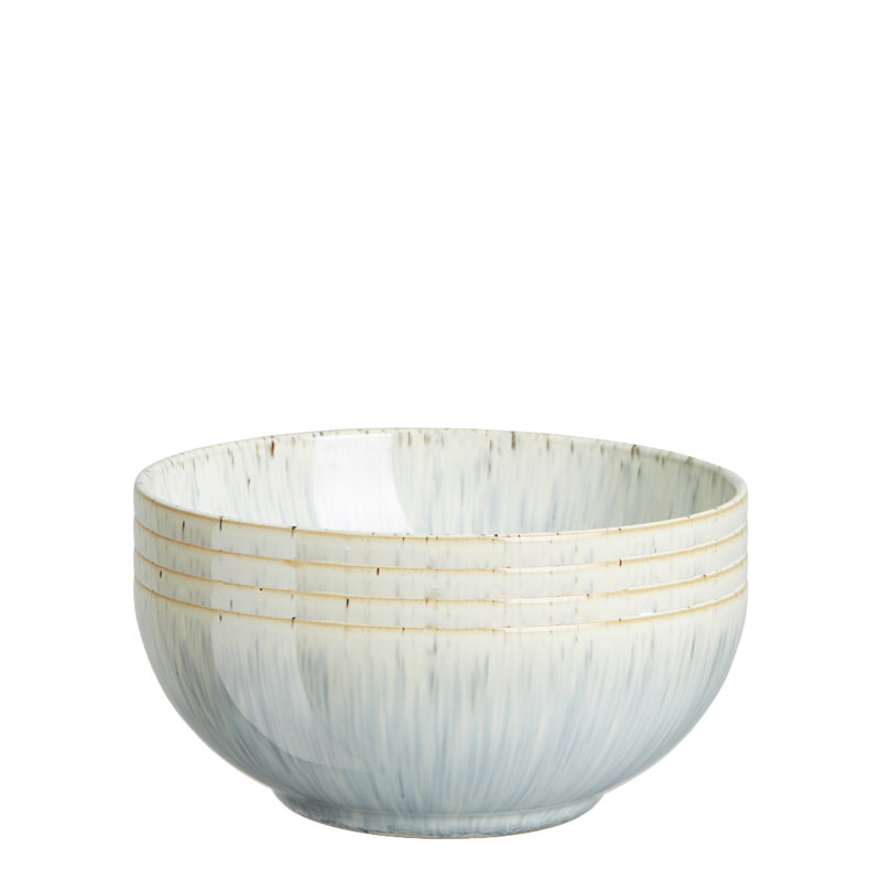 Denby Halo Speckle Coupe Cereal Bowls 