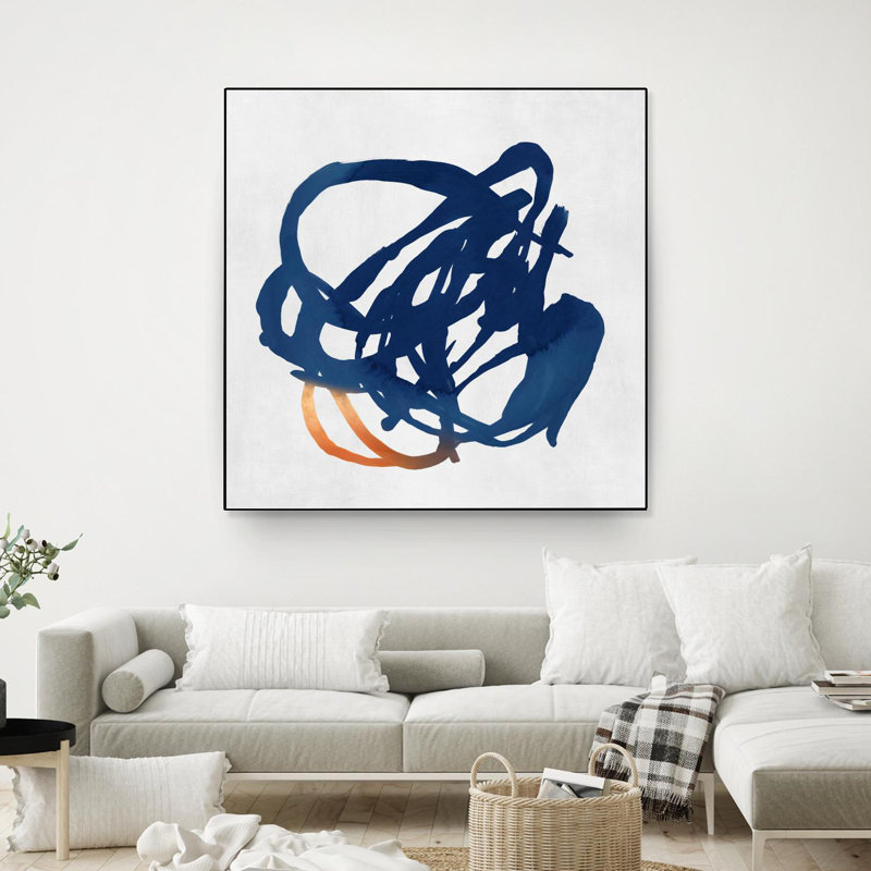 «Luminous Orange II» par PI Studio, reproduction sur toile flottante, H 30 po x l 30 po