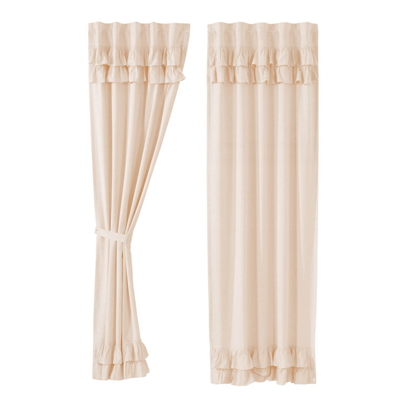 Paire de rideaux obscurcissant 100% coton Veradia