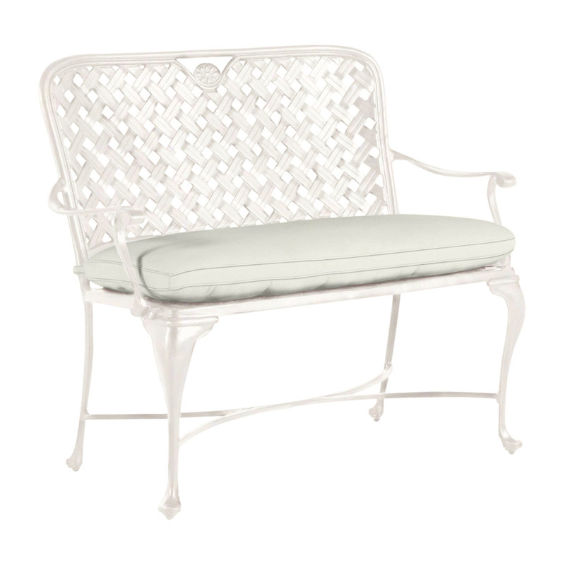 Banc en aluminium Provance - Terre antique, Terre antique, Trépointe, Blanc naturel